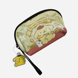 Pompompurin Cosmetic Makeup Bag Toiletry Traveling Pouch Sanrio NEW